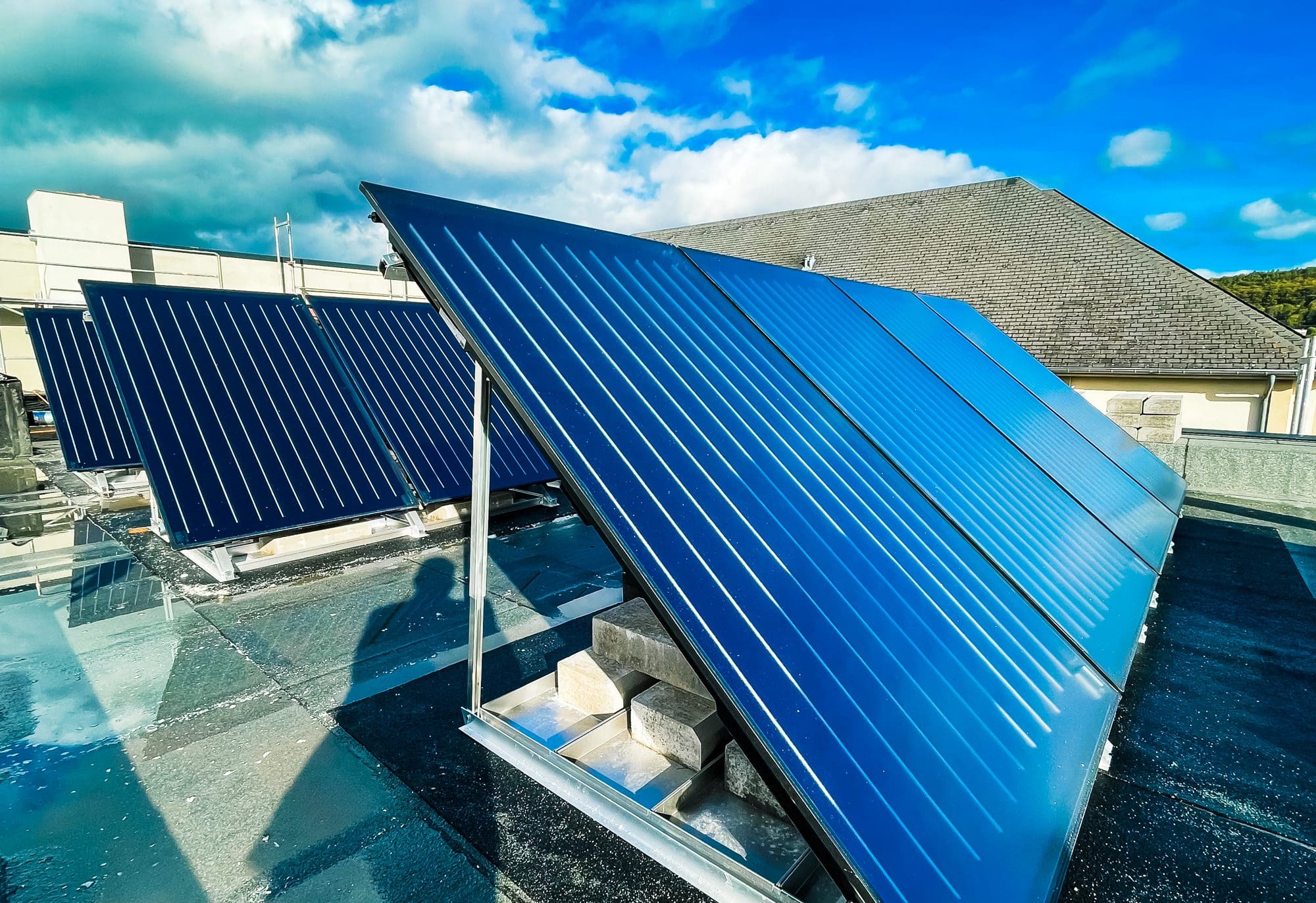 Panneaux solaire thermique, énergie renouvelable